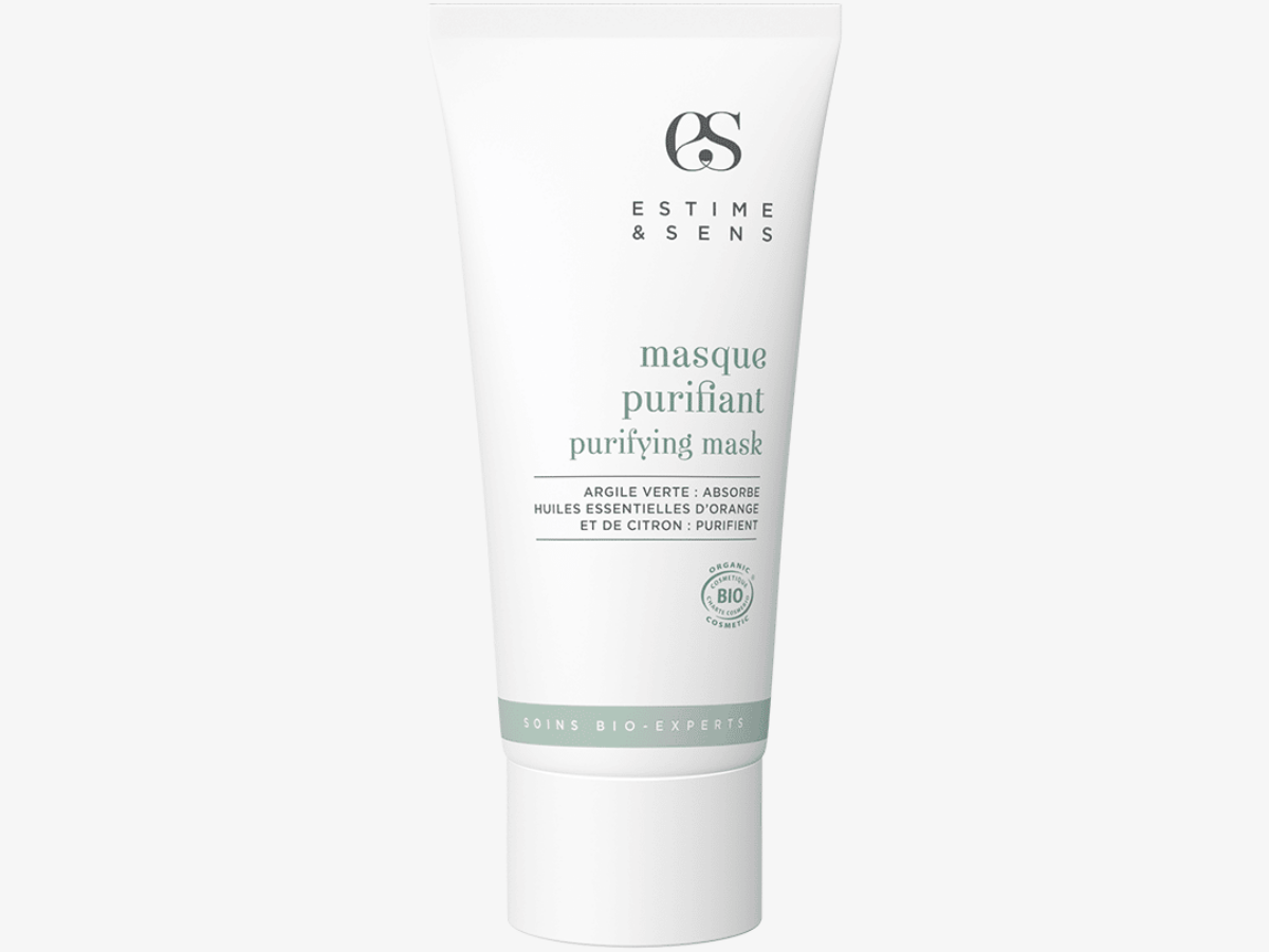 Masque visage purifiant certifié bio - Estime et Sens