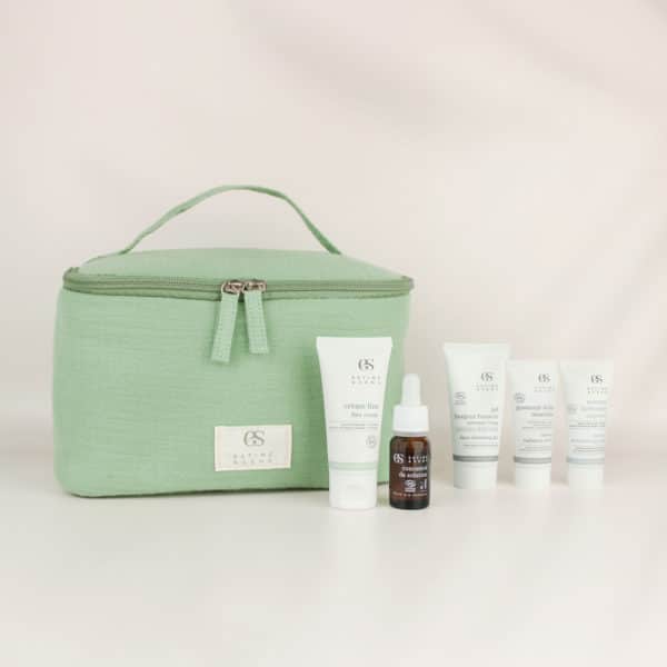 le vanity en gaze de coton et sa solution purifiante