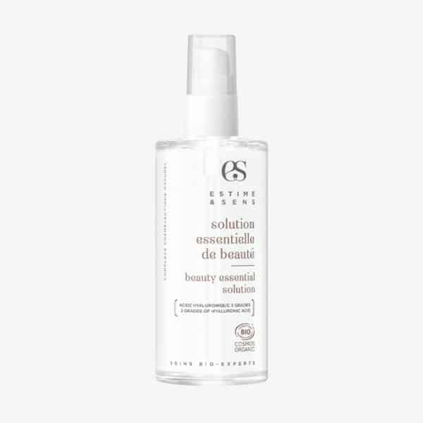 flacon solution essentielle de beauté
