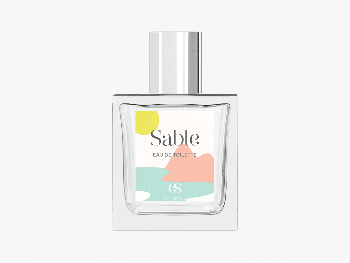 visuel eau de toilette sable